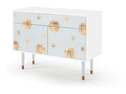 Aparador - 115x85x48 cm - BS4 - Sky Latte, Blanco