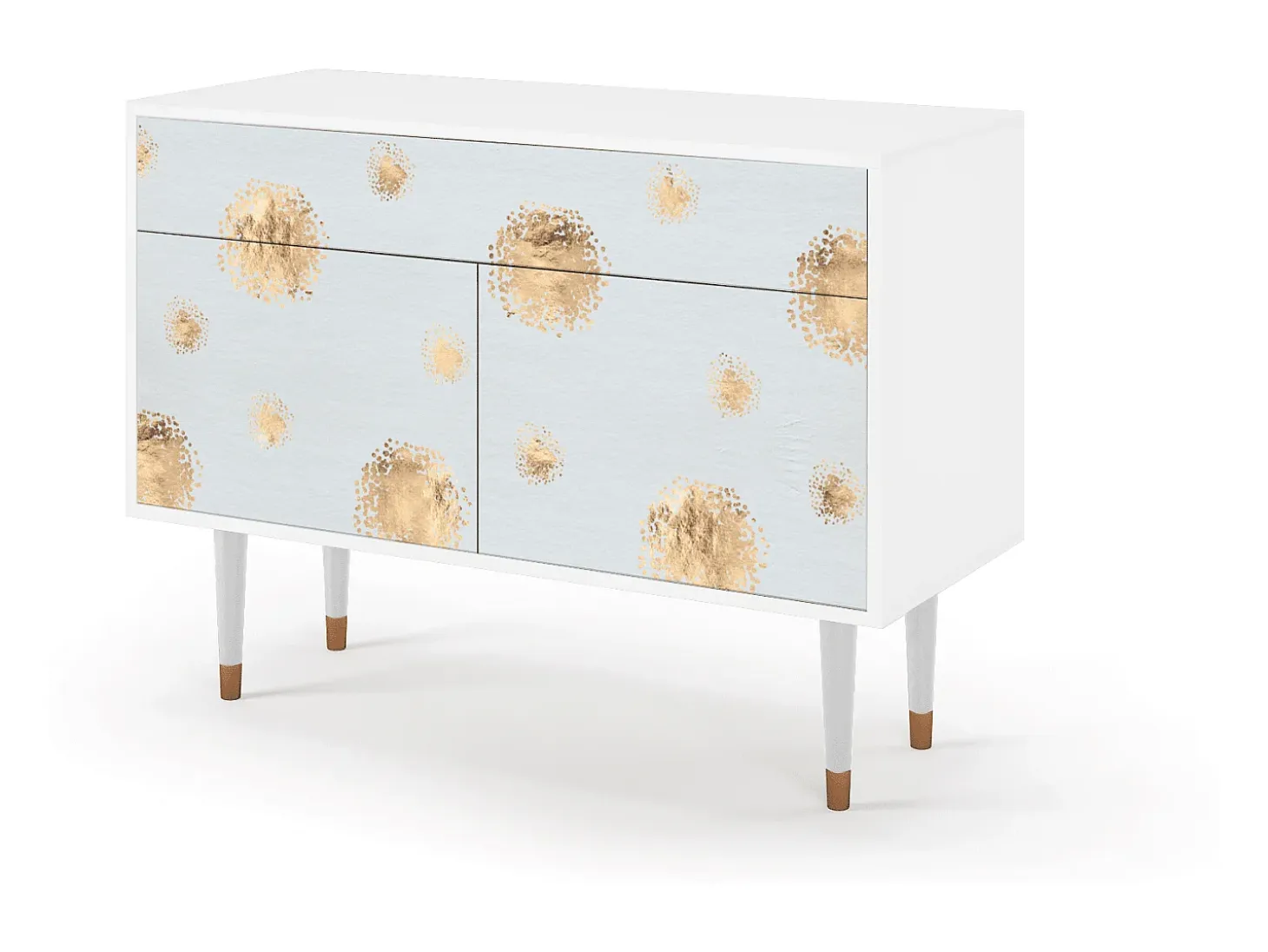 Aparador - 115x85x48 cm - BS4 - Sky Latte, Blanco