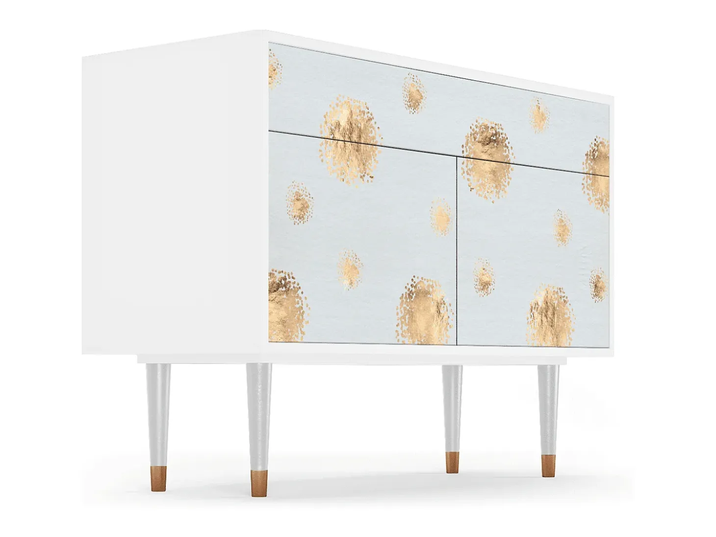 Aparador - 115x85x48 cm - BS4 - Sky Latte, Blanco