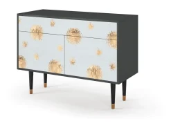 Aparador - 115x85x48 cm - BS4 - Sky Latte, Antracita
