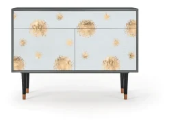 Aparador - 115x85x48 cm - BS4 - Sky Latte, Antracita