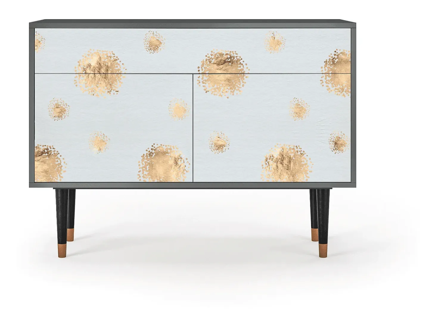Aparador - 115x85x48 cm - BS4 - Sky Latte, Antracita