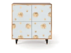Aparador - 94x96x48 cm - BS3 - Sky Latte, Nogal