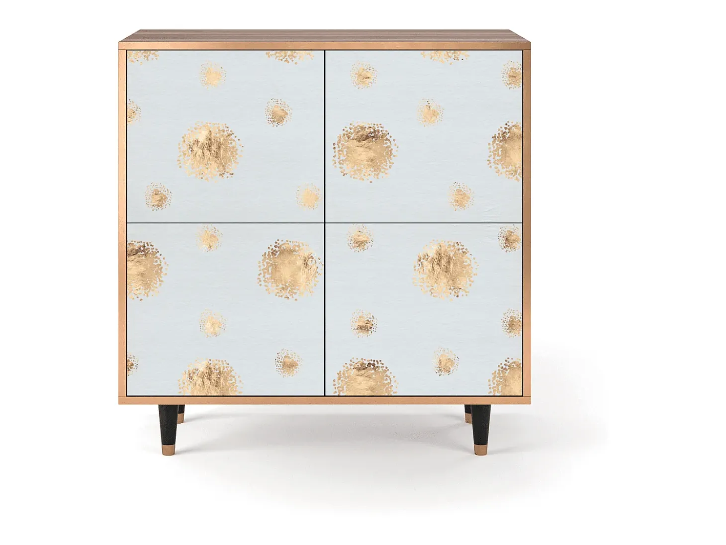 Aparador - 94x96x48 cm - BS3 - Sky Latte, Nogal