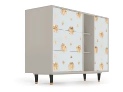 Aparador - 125x98x48 cm - BS2 - Sky Latte, Arena