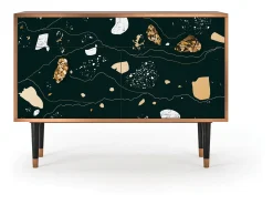 Aparador - 115x85x48 cm - BS4 - Space Rocks, Nogal