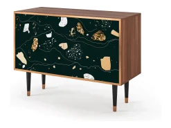 Aparador - 115x85x48 cm - BS4 - Space Rocks, Nogal