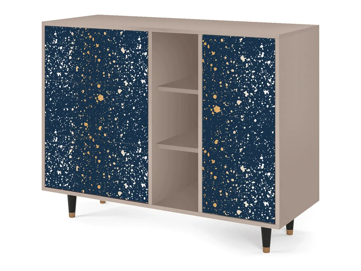 Aparador - 125x98x48 cm - BS2 - Starfall, Latte