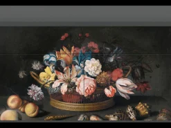 Aparador - 115x85x48 cm - BS4 - Still Life with Flowers, Antracita