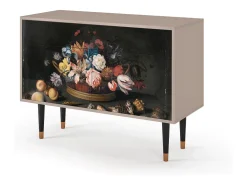 Aparador - 115x85x48 cm - BS4 - Still Life with Flowers, Latte
