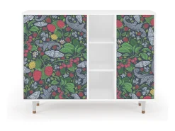 Aparador - 125x98x48 cm - BS2 - Summer Berries, Blanco