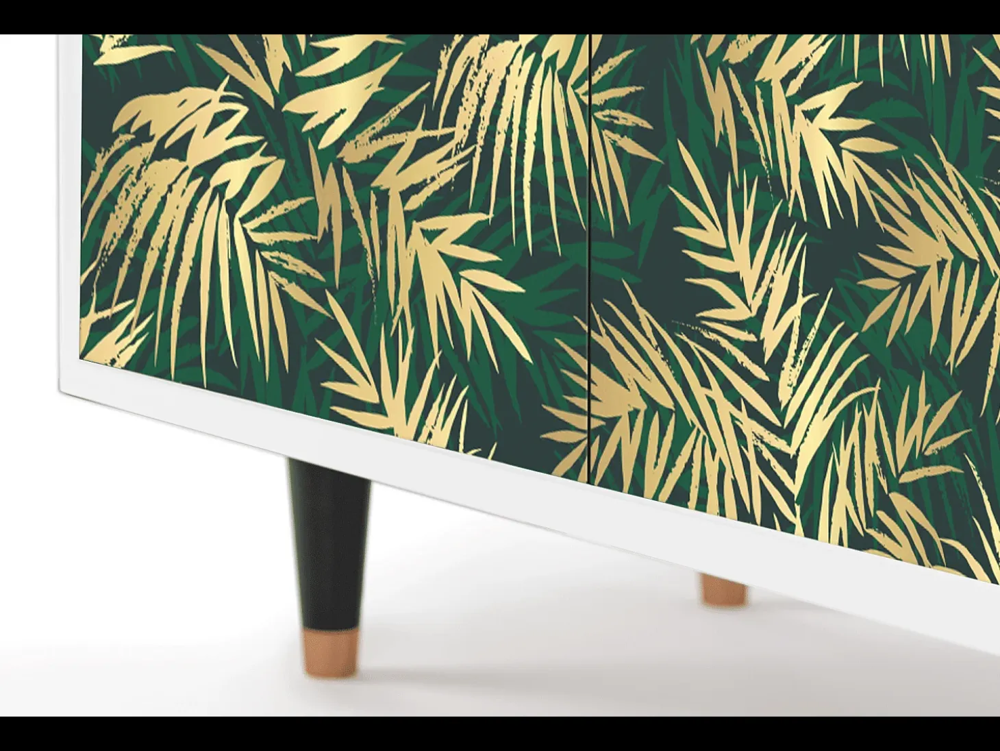 Aparador - 94x96x48 cm - BS3 - Sunny Palm Tree, Blanco