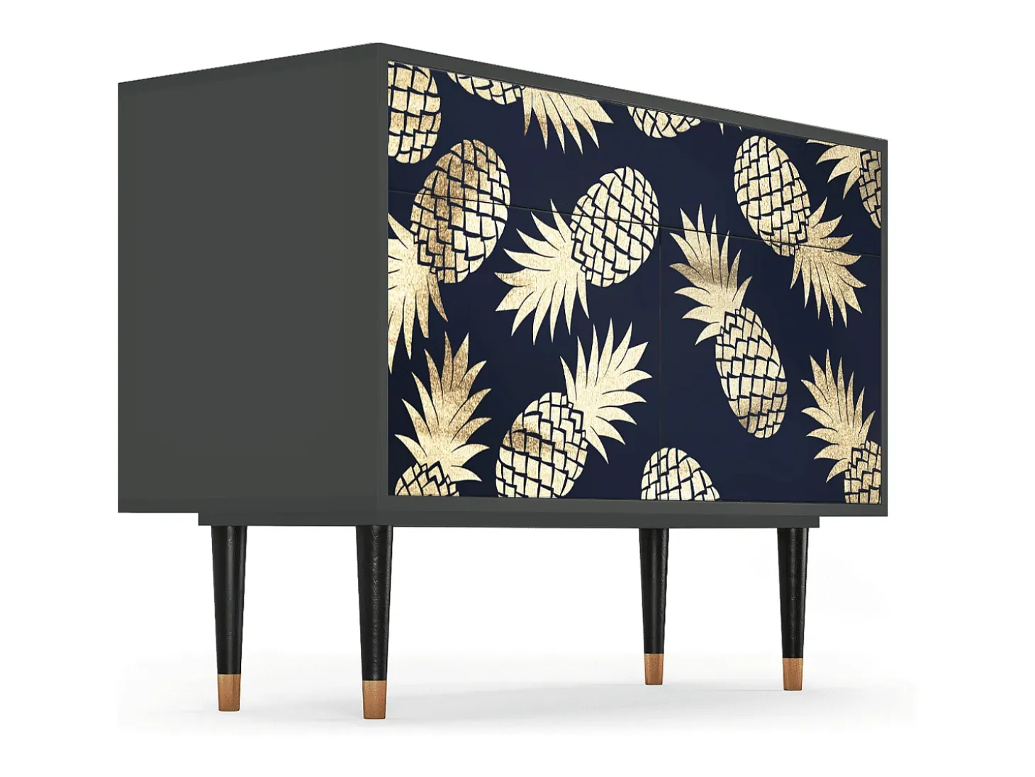 Aparador - 115x85x48 cm - BS4 - Sunny Pineaple, Antracita