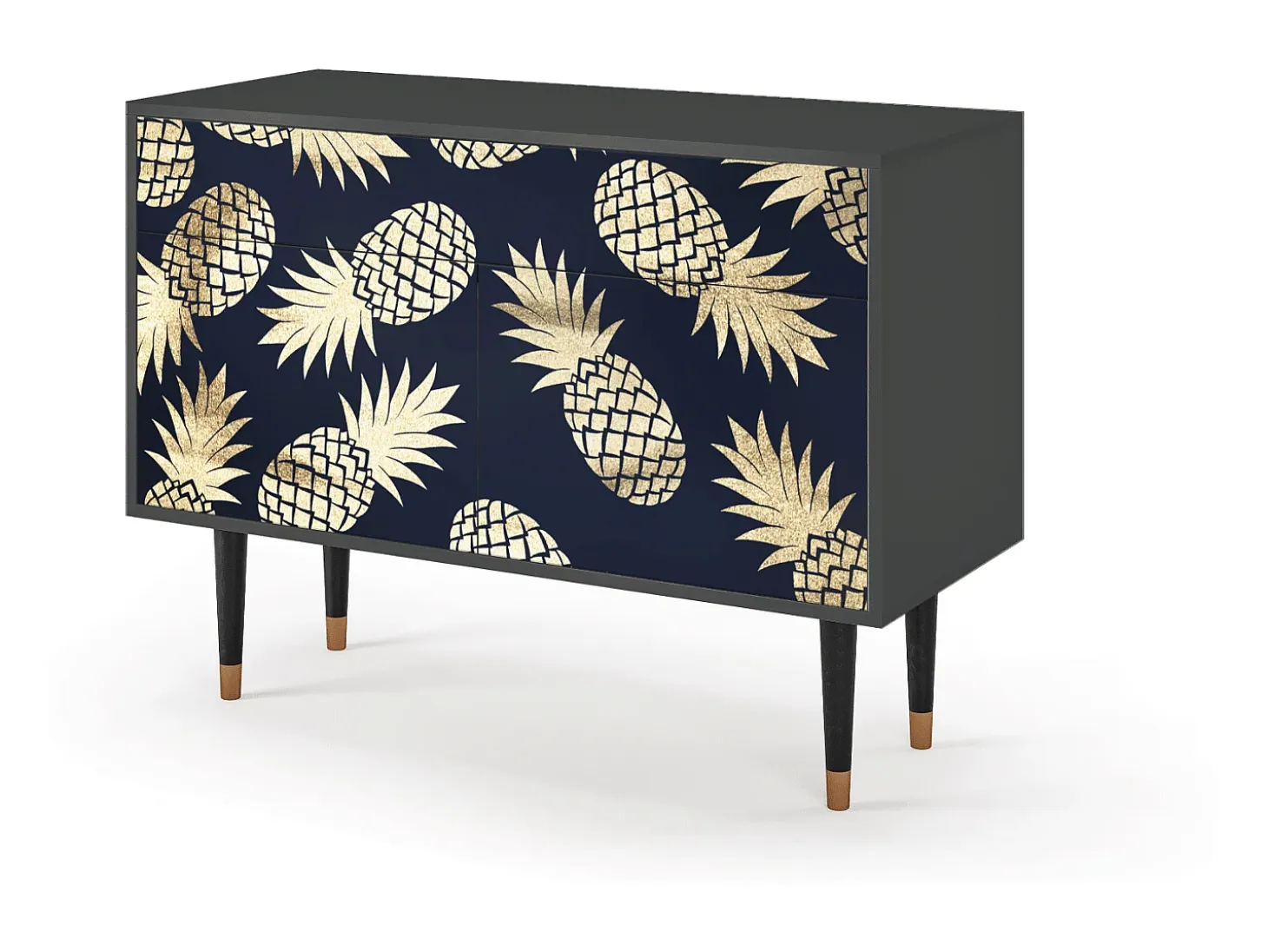 Aparador - 115x85x48 cm - BS4 - Sunny Pineaple, Antracita