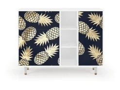 Aparador - 125x98x48 cm - BS2 - Sunny Pineaple, Blanco