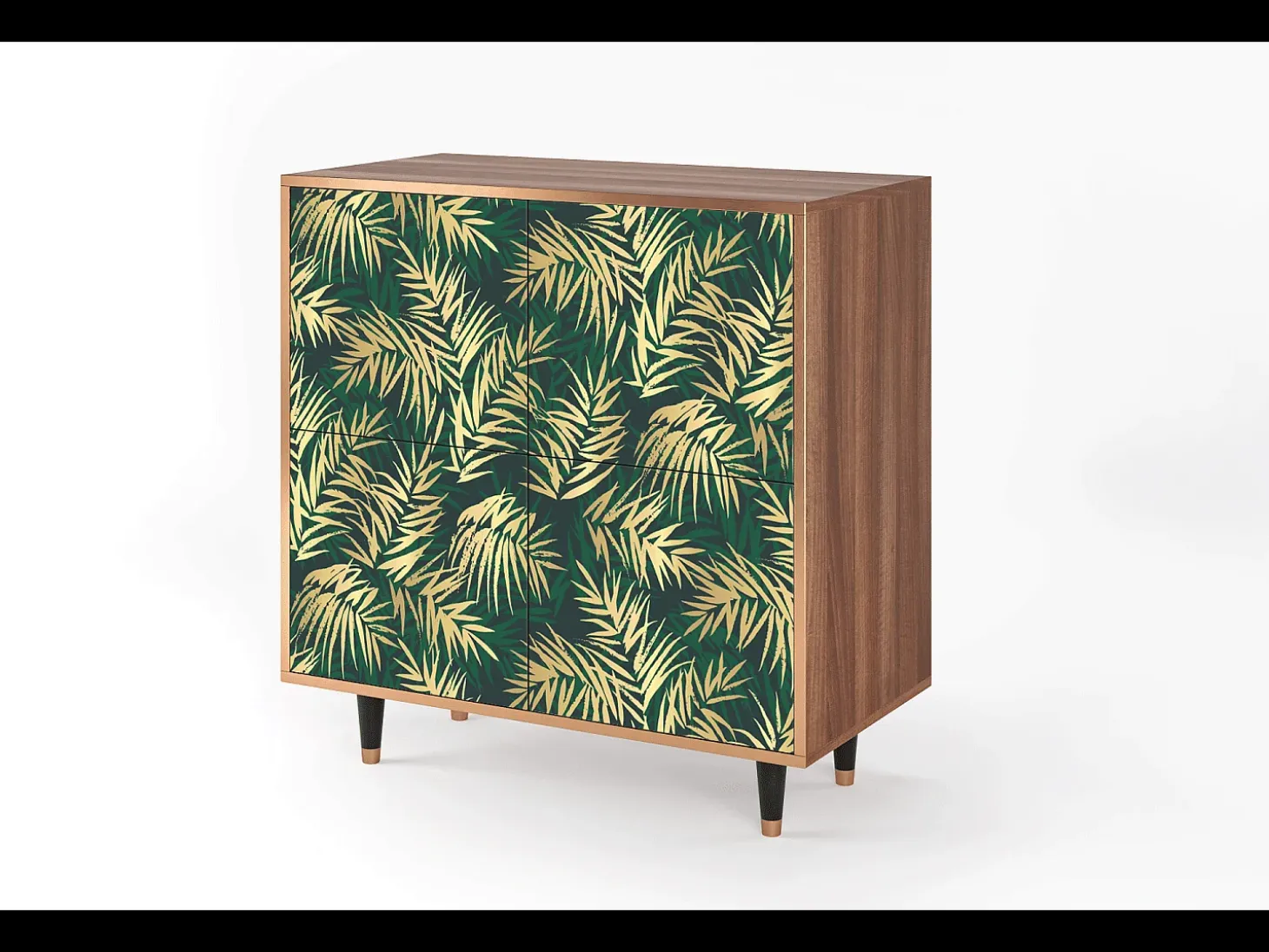 Aparador - 94x96x48 cm - BS3 - Sunny Palm Tree, Nogal
