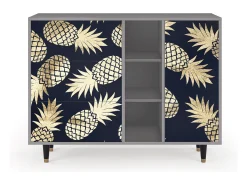 Aparador - 125x98x48 cm - BS2 - Sunny Pineaple, Gris