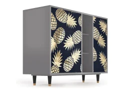 Aparador - 125x98x48 cm - BS2 - Sunny Pineaple, Gris