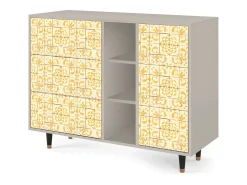 Aparador - 125x98x48 cm - BS2 - Sunshiny Tile, Arena