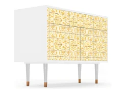Aparador - 115x85x48 cm - BS4 - Sunshiny Tile, Blanco