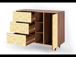 Aparador - 125x98x48 cm - BS2 - Sunshiny Tile, Nogal