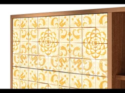 Aparador - 125x98x48 cm - BS2 - Sunshiny Tile, Nogal