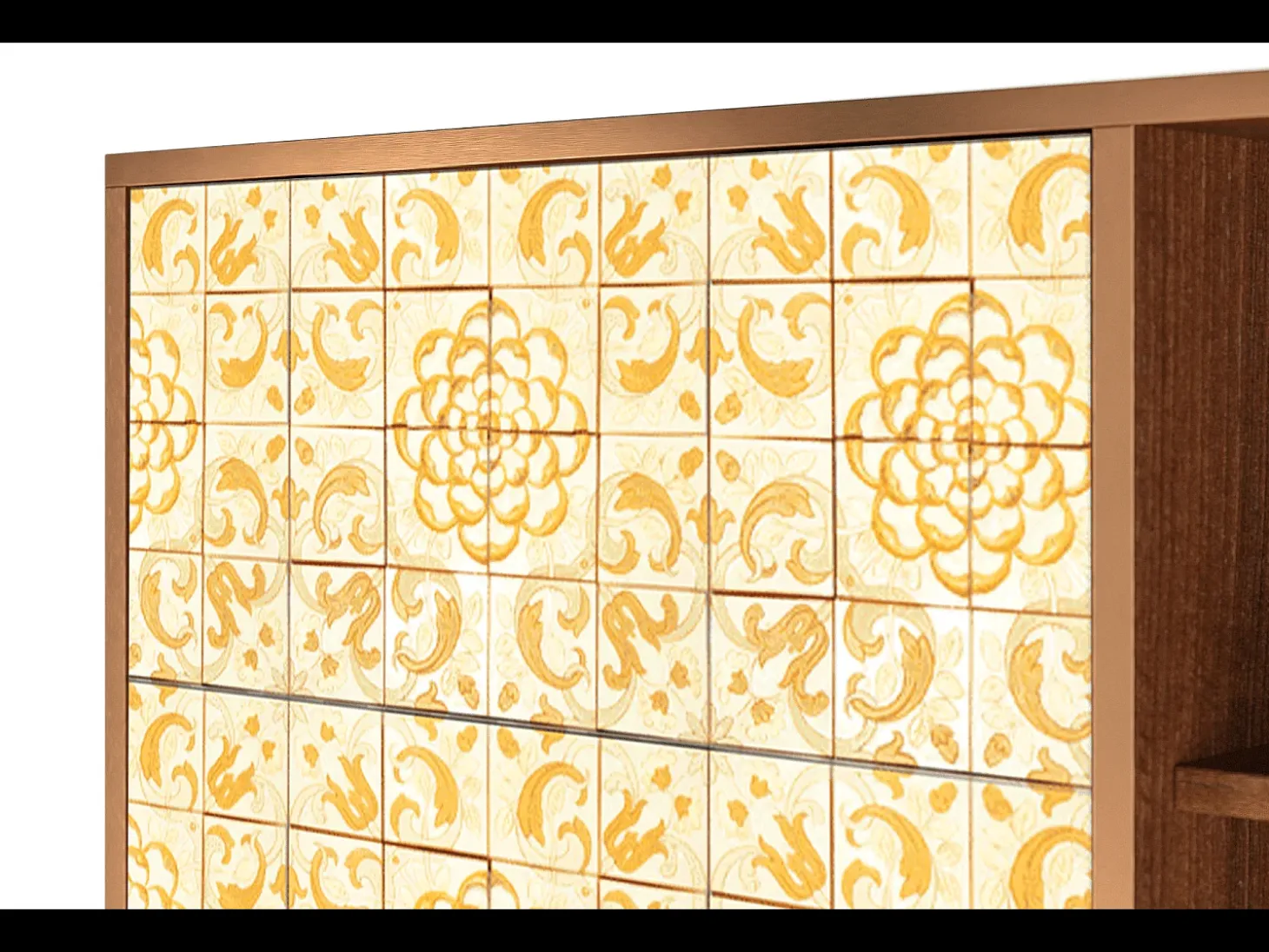 Aparador - 125x98x48 cm - BS2 - Sunshiny Tile, Nogal