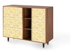 Aparador - 125x98x48 cm - BS2 - Sunshiny Tile, Nogal