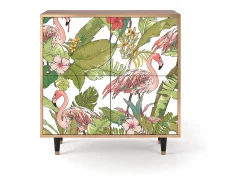 Aparador - 94x96x48 cm - BS3 - Sweet Flamingo, Nogal