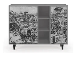 Aparador - 125x98x48 cm - BS2 - The Festival of Saint, Gris
