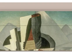 Aparador - 115x85x48 cm - BS4 - The Cubist Paintings , Latte