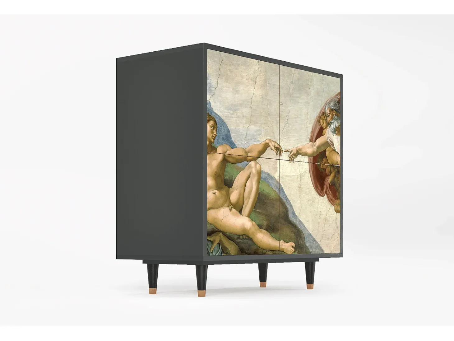 Aparador - 94x96x48 cm - BS3 - The Creation of Adam, Antracita