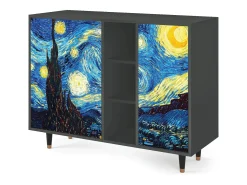 Aparador - 125x98x48 cm - BS2 - The Starry Night , Antracita