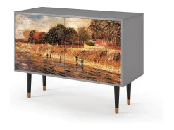 Aparador - 115x85x48 cm - BS4 - The Banks, Gris