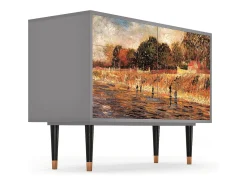 Aparador - 115x85x48 cm - BS4 - The Banks, Gris