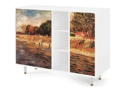 Aparador - 125x98x48 cm - BS2 - The Banks, Blanco