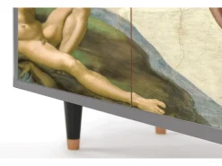 Aparador - 94x96x48 cm - BS3 - The Creation of Adam, Gris