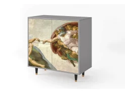 Aparador - 94x96x48 cm - BS3 - The Creation of Adam, Gris