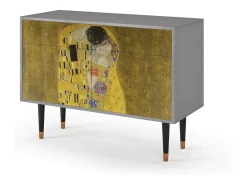 Aparador - 115x85x48 cm - BS4 - The Kiss by Klimt , Gris