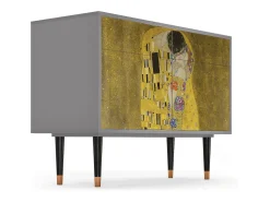 Aparador - 115x85x48 cm - BS4 - The Kiss by Klimt , Gris