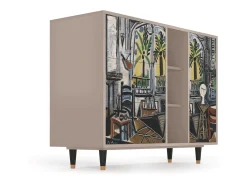 Aparador - 125x98x48 cm - BS2 - The Studio , Latte