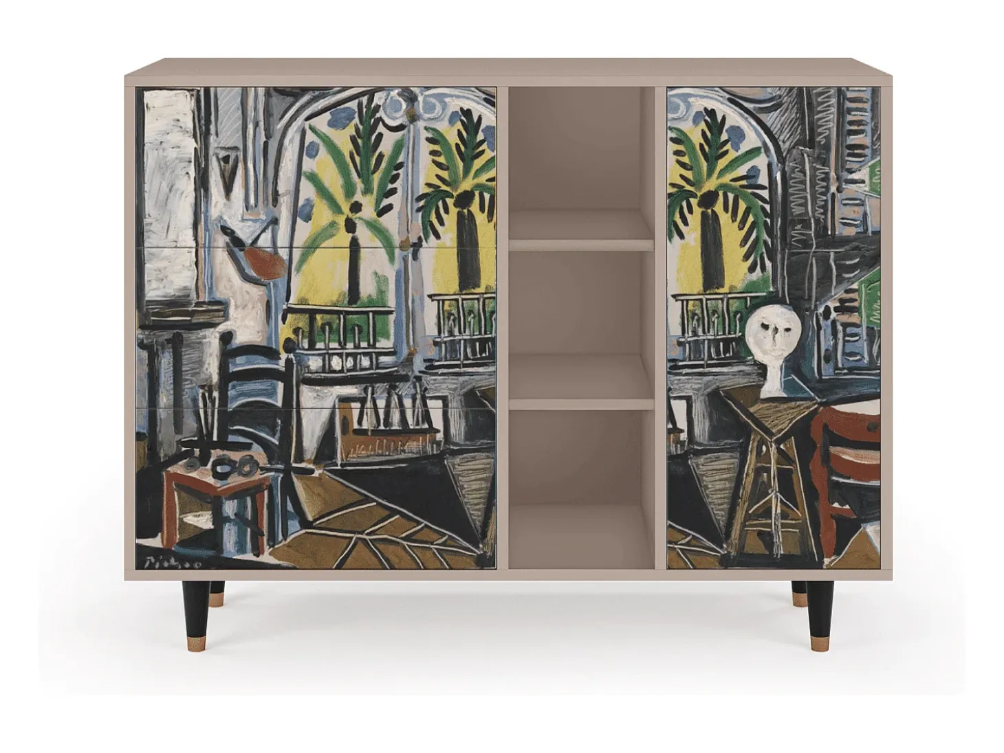 Aparador - 125x98x48 cm - BS2 - The Studio , Latte