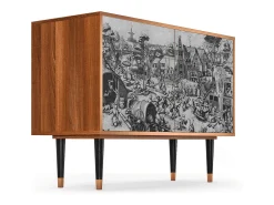 Aparador - 115x85x48 cm - BS4 - The Festival of Saint, Nogal