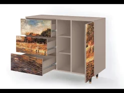 Aparador - 125x98x48 cm - BS2 - The Banks, Latte
