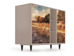 Aparador - 125x98x48 cm - BS2 - The Banks, Latte