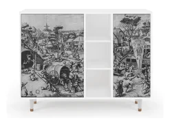 Aparador - 125x98x48 cm - BS2 - The Festival of Saint, Blanco