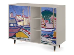Aparador - 125x98x48 cm - BS2 - The Port of Collioure , Arena