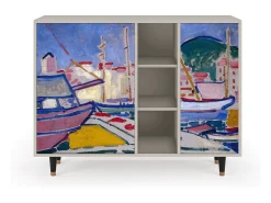 Aparador - 125x98x48 cm - BS2 - The Port of Collioure , Arena