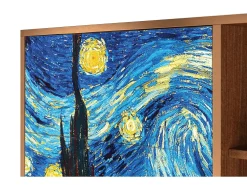 Aparador - 125x98x48 cm - BS2 - The Starry Night , Nogal