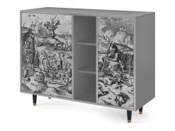 Aparador - 125x98x48 cm - BS2 - The Temptation, Gris